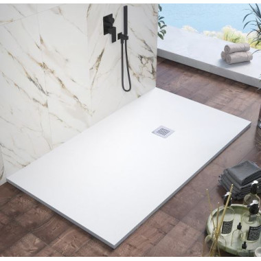 PIATTO DOCCIA ELMA EASYSTONE H.2,5 CM BIANCO