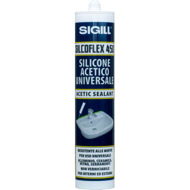 SIGILL SILICONE ACETICO BIANCO 280ML