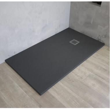 PIATTO DOCCIA ELMA EASYSTONE H.2,5 CM ANTRACITE