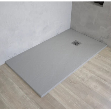 PIATTO DOCCIA ELMA EASYSTONE H.2,5 CM CEMENTO