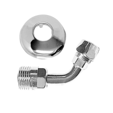 Curva sottolavabo biconata 45°