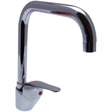 Miscelatore lavello Monoforo bocca alta SQUADRO...