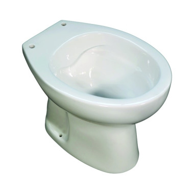 VASO WC A TERRA SCARICO A PAVIMENTO ECO RIMLESS ELMA